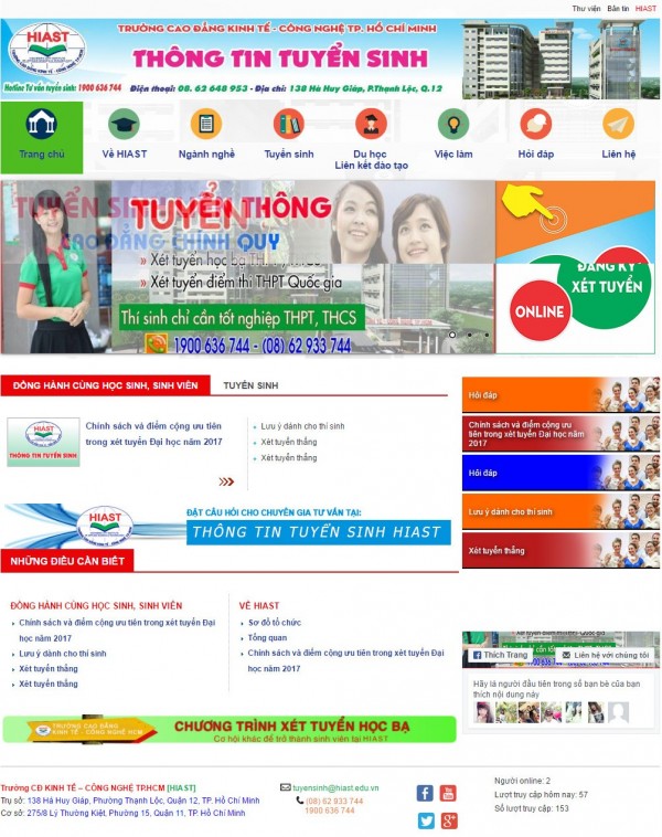 Trường Cao Đẳng KT - CN